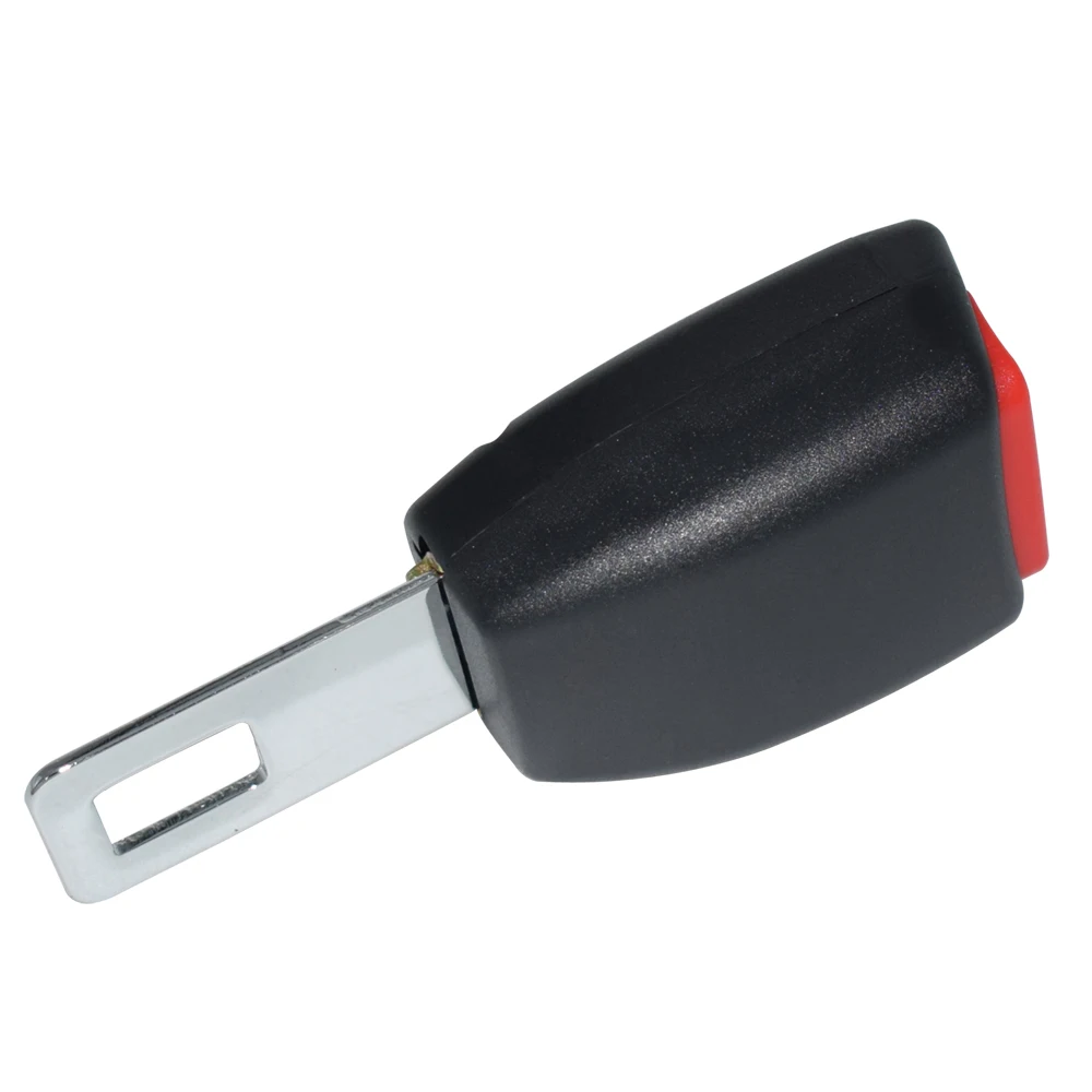 E24 2 x Car Seat Belt Clip Extender Safety Belts Extension Safebelt Extended Buckle For Child - 24.5mm Camlock Black