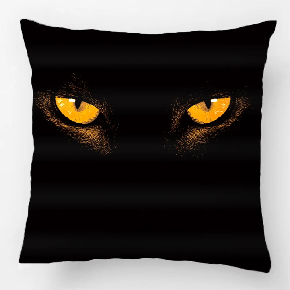 

Cat Eyes Throw Pillow Wedding Decorative Cushion Cover Pillow Case Customize Gift High-Quality By Lvsure For Car Sofa Pillowcase