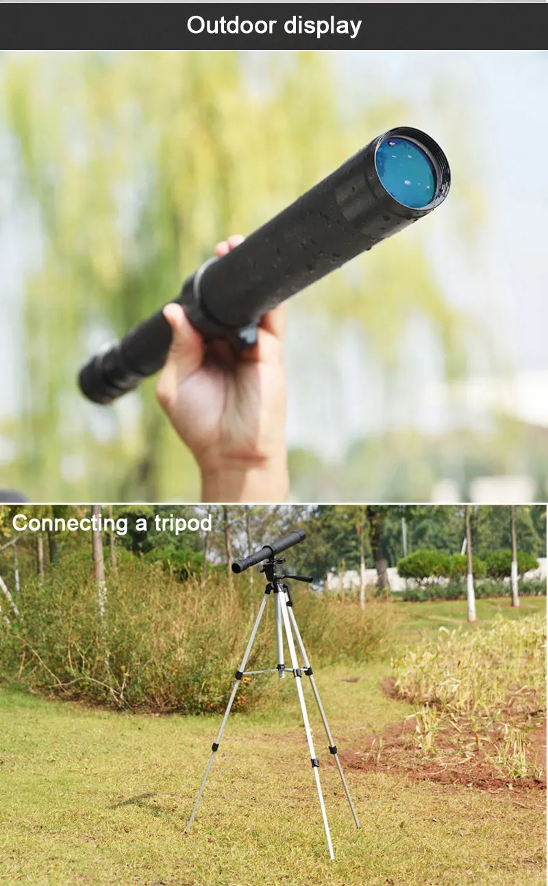 Baigish Russisches 8-24X40 Monokular-Teleskop, großes Objektiv, Fernglas mit großer Reichweite, Metall, Hochleistungs-HD-Fernglas-Spektiv – Detail 10