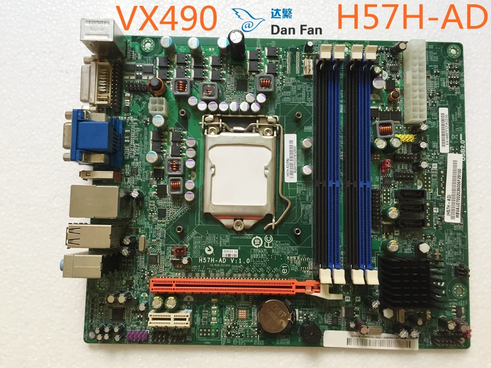 

H57H-AD For ACER VX490 Motherboard 15-R29-011001 H57 LGA1156 Mainboard 100%tested fully work