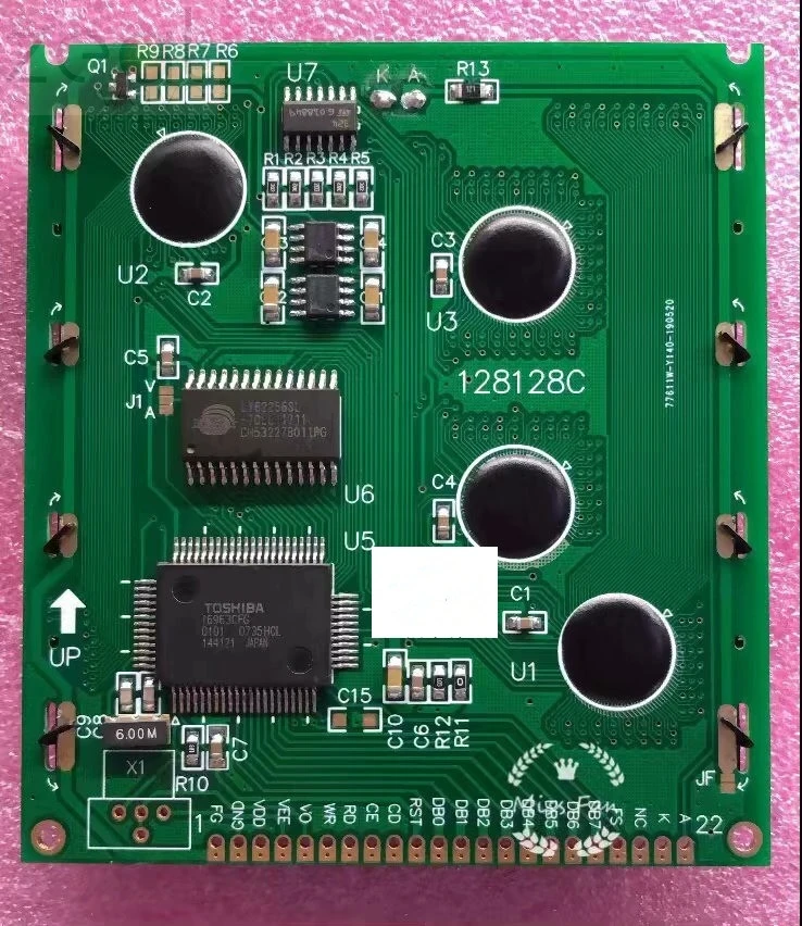 Imagem -02 - Tela de Lcd para Controlador Display de Lcd Ks3500 Ks3600 Ks3500 128*128 T6963