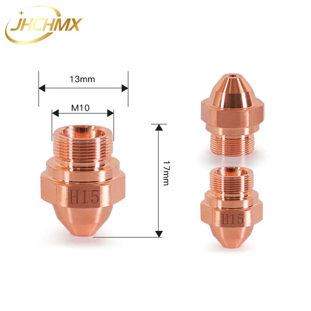 JHCHMX 10pcs/Lot Laser Nozzles H Series Nozzles High Pressure For Bystronic Laser Cutting Machine