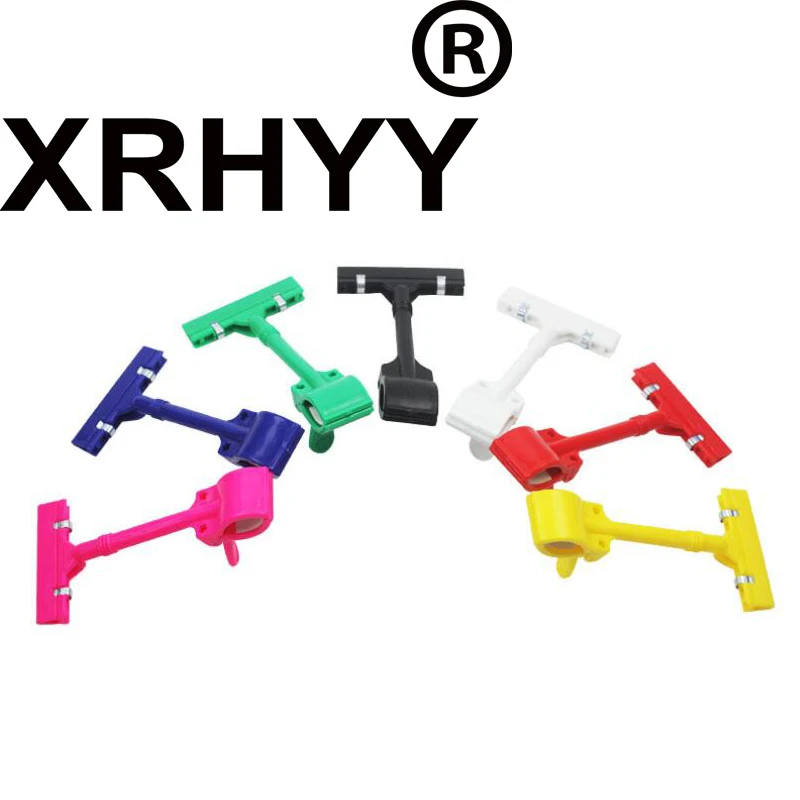 XRHYY Multi Colors POP Adjustable Plastic Clip-on Style Merchandise Sign Display Clip Holder - 1 Piece