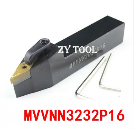 MVVNN3232P16 W-Type CNC, أدوات خراطة القطع ، مخرطة خارجية ، حامل أدوات 32*32*170 مللي متر