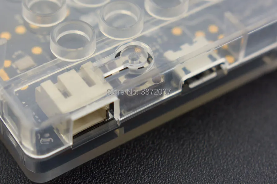 DIYmall for micro:bit Enclosure Transparent Protective Case for ABS material compatible with legoeds Blocks Bricks