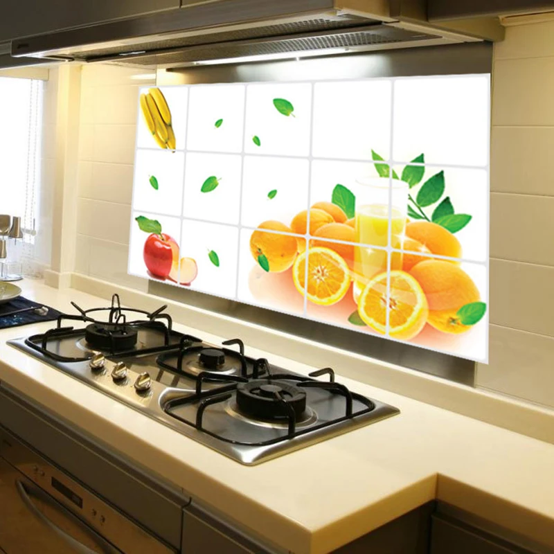 ZUCZUG Kitchen Wallstickers Window Film Stickers Waterproof Wallpaper Self-Adhesive Home Decoration Accessories Freeshipping