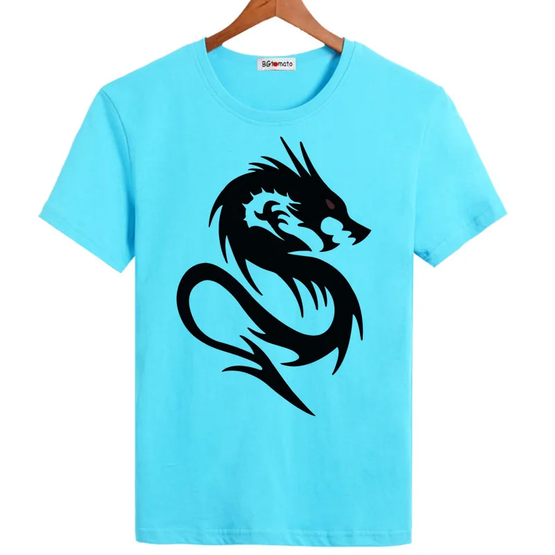 BGtomato New!! Black Chinese Dragon T-shirt men Fashion cool LUCKY shirt Brand good quality comfortable tops tees