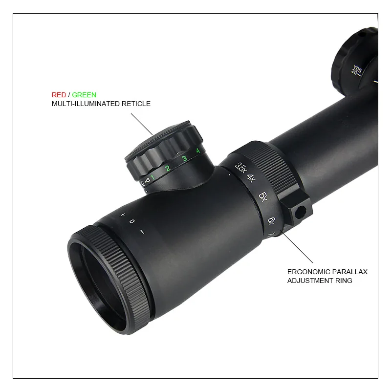 Imagem -06 - Tactical Riflescopes Air Gun Acessórios Airsoft Scopes Caça Rifle Scope m1 3.510x40e 3.5-10x50e 3.5-10x50