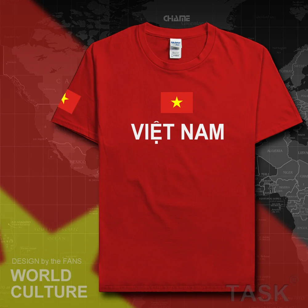 VietNam mens t shirts fashion 2017 jerseys nations cotton t-shirt meeting fitness VietNamese clothing tees country flag Viet Nam