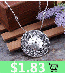 Aussage Ethnische Vintage Tibetischen Silber Farbe Halsketten Runde Münze Geschnitzte Blumen Anhänger Halsketten Für Frauen Tribal Schmuck – Detail 3