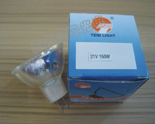 5pcs/Lot  21V150W Great Quality G6.35 Halogen Cup Lamp Medical Education Special Instrumen