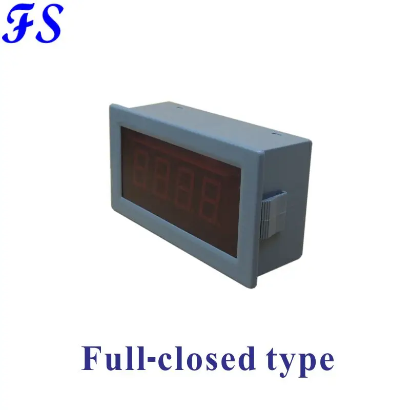 YB5135FT LED Digital Frequency Meter 9999Hz Cymometer Freq Panel Meter Tachometer 30-9999Rpm Supply Voltage DC 5V 12V 0.56'' LED