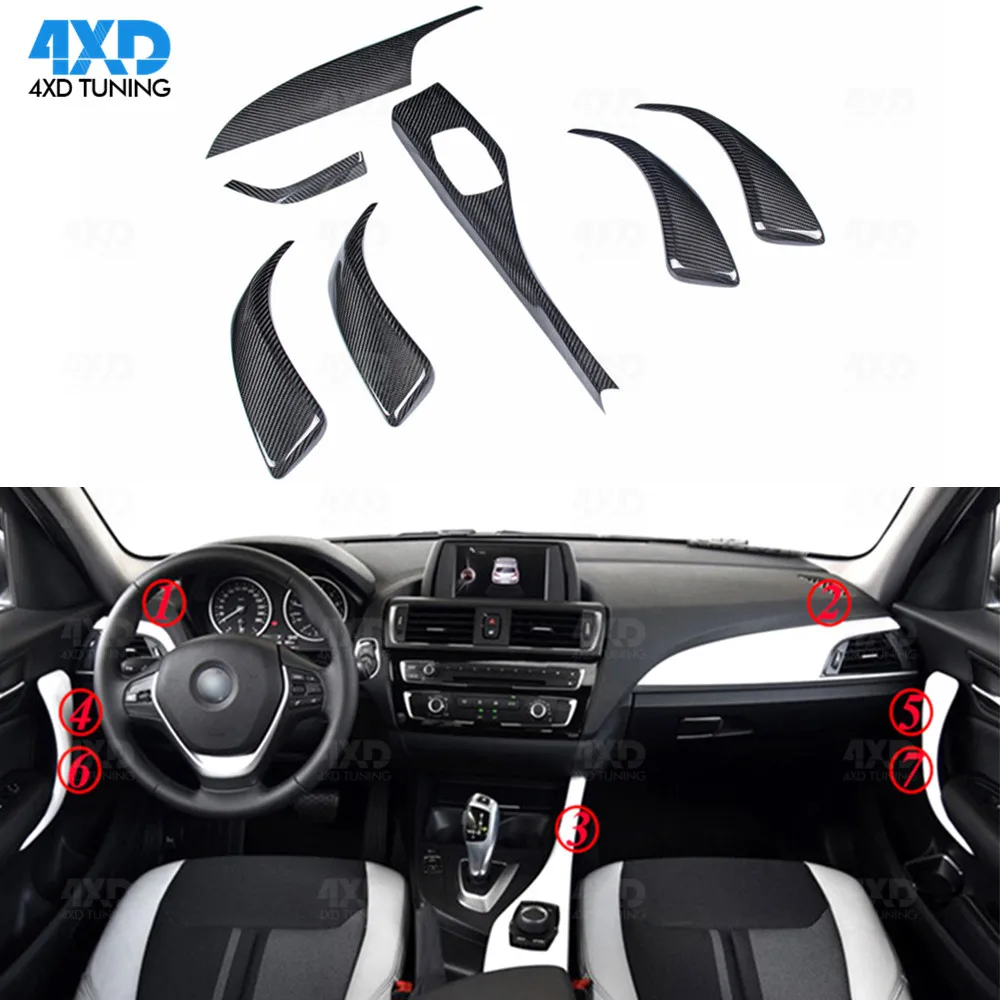 F22 Carbon Fiber interior trim For BMW F20 F21 116i 118i 120i M235i 125i Interior trim LHD Only 2012 2013 2014 2015 2016 2017