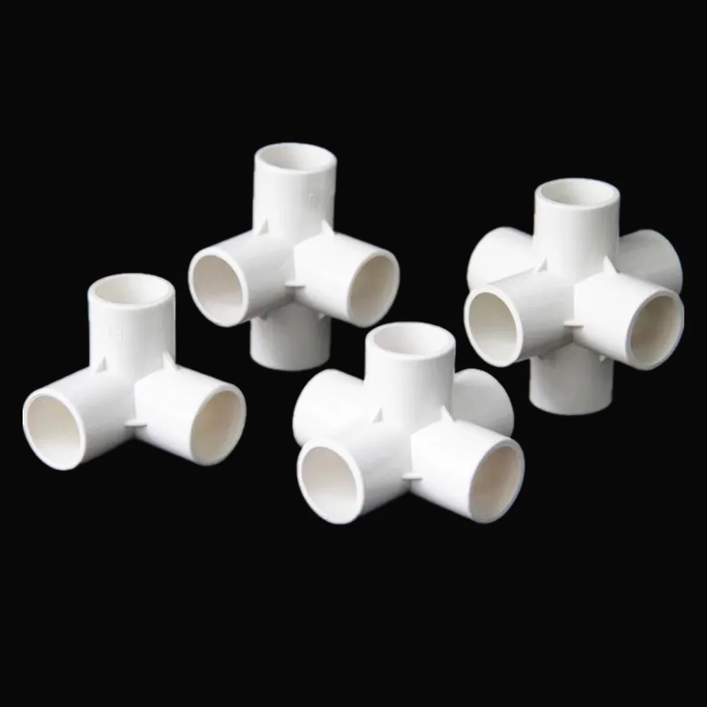 

PVC 3/4/5/6 Dimensional Internal Diameter 20mm,25mm,32mm PVC Pipe Fittings Home Garden Irrigation Water Connectors DIY Tool