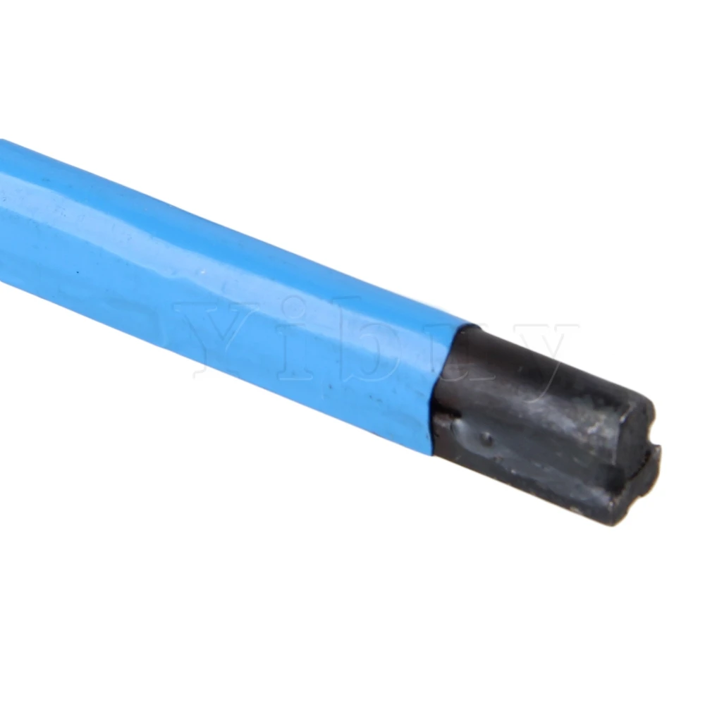Yibuy Blue 9 x 460mm Guitar Truss Rod Steel Two Way Adjustment Guitar Neck Rod