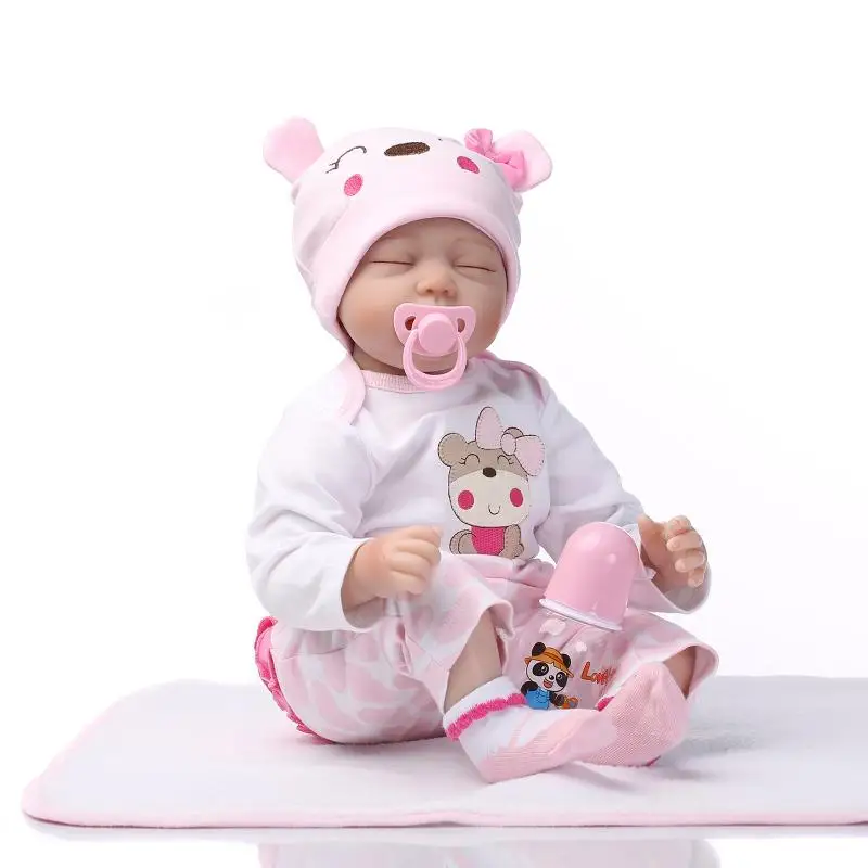 

55cm Baby Dolls Kid's Toys Birthday New Year Gift Sleeping Doll Children Brinquedos Toy Playmate Simulation Doll Toys