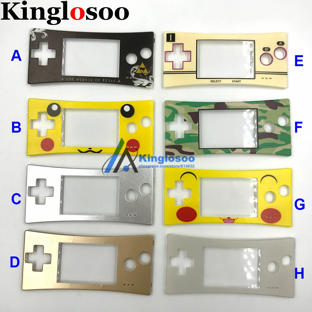 

Front shell case cover faceplate for GBM Gameboy micro System