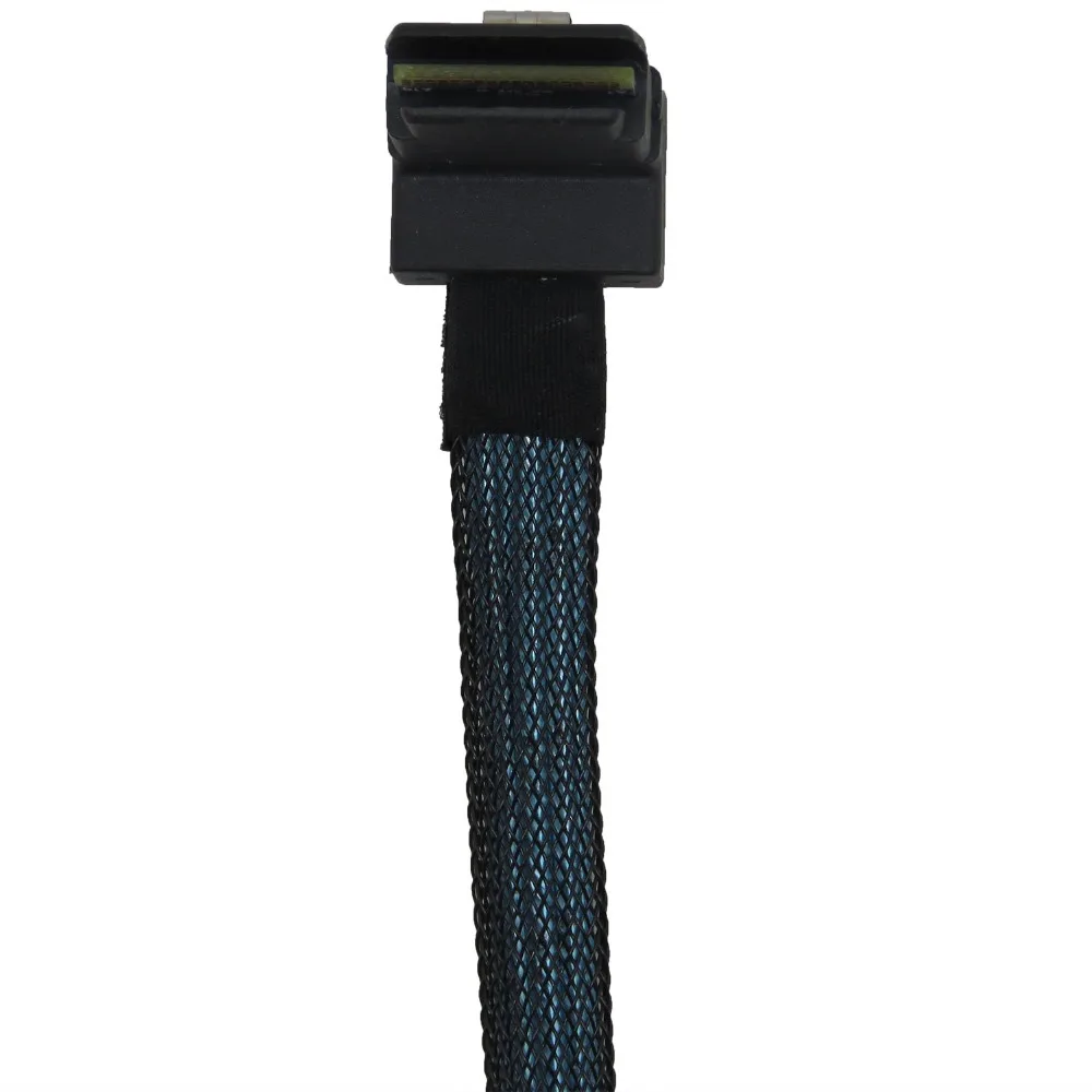 SFF-8087 90 degree Mini SAS 36 Pin to 4 SATA 7 Pin Cable 100 CM