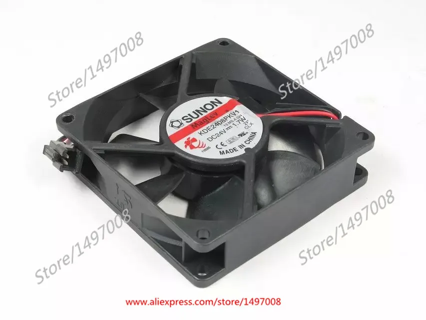 

SUNON KDE2408PKV1 13.MS.A.GN DC 24V 1.7W 80X80X20mm Server Cooling Fan