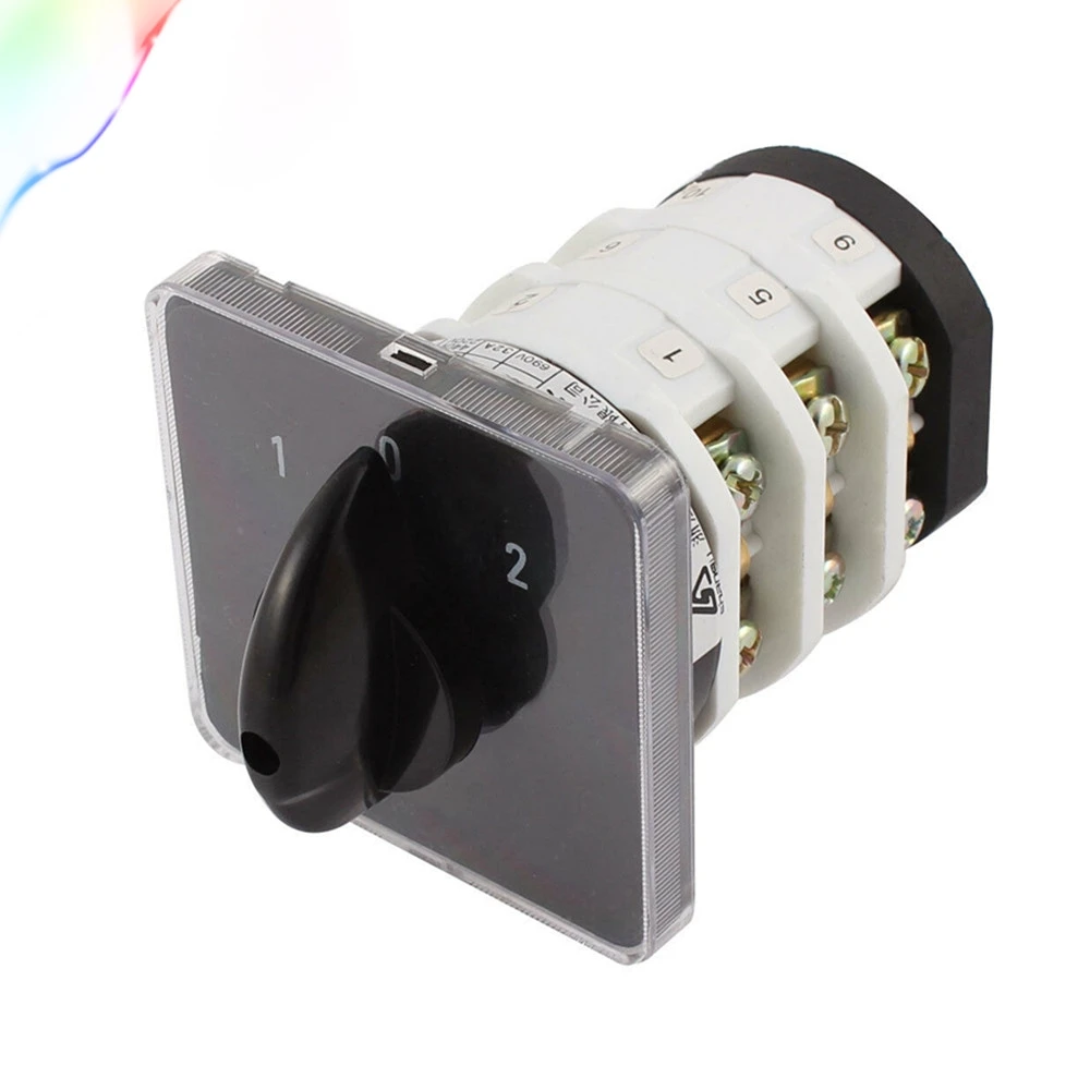 

AC 690V 32A 3 Position Electric Rotary Selector Cam Changeover Switch