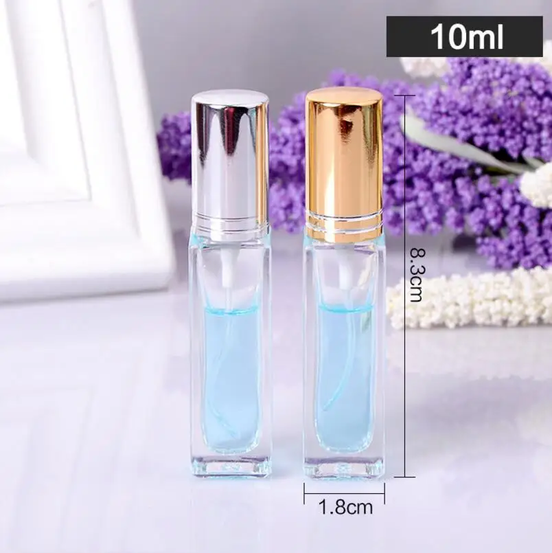 Atomiseur de parfum portable de 10 ml, bouteille de pulvérisation en verre africain, petit récipient cosmétique LX1307