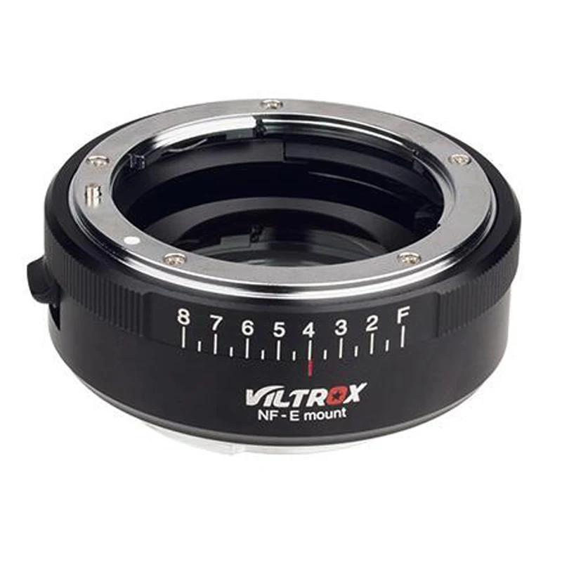 Viltrox NF-E Adattatore per obiettivo Riduttore focale 0,71x Amplificatore di velocità per obiettivo Nikon F/G per fotocamera Sony E-mount A7 A7R A6500 A6600 NEX-7