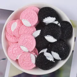 FLA 8 Pz/lotto Biscotti Al Cioccolato Polimero Melma Pendenti E Ciondoli di Modellazione di Argilla Kit FAI DA TE Accessori Scatola di Giocattoli Per I Bambini Melma Forniture