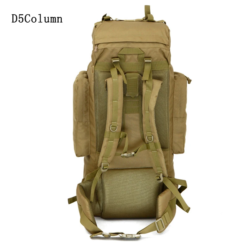 Imagem -03 - Mochila de Nylon Impermeável para Homens Grande Capacidade Escalada Viagem Esporte Caminhadas Escalada Camping ao ar Livre 100l