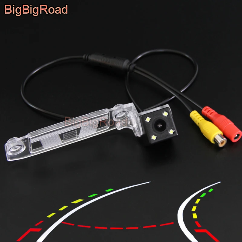 

BigBigRoad Car Intelligent Dynamic Trajectory Tracks Rear View Camera For KIA Opirus / Amanti / Ceed / Carens / Rondo Sorento