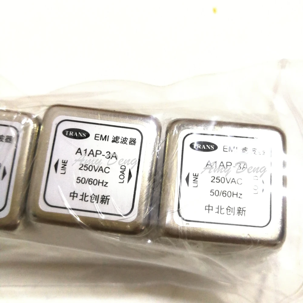 

Фильтр электромагнитных помех A1AP-3A 220V3A однофазный переменного тока