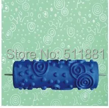 

5'' liquid wallpaper flower mould FREE SHIPPING 125mm liquid wallpaper cylinder flower wall paint roller drum insolubility