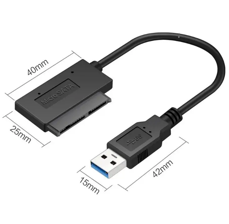 USB 3.0 to Micro SATA Adapter Cable for 1 8\