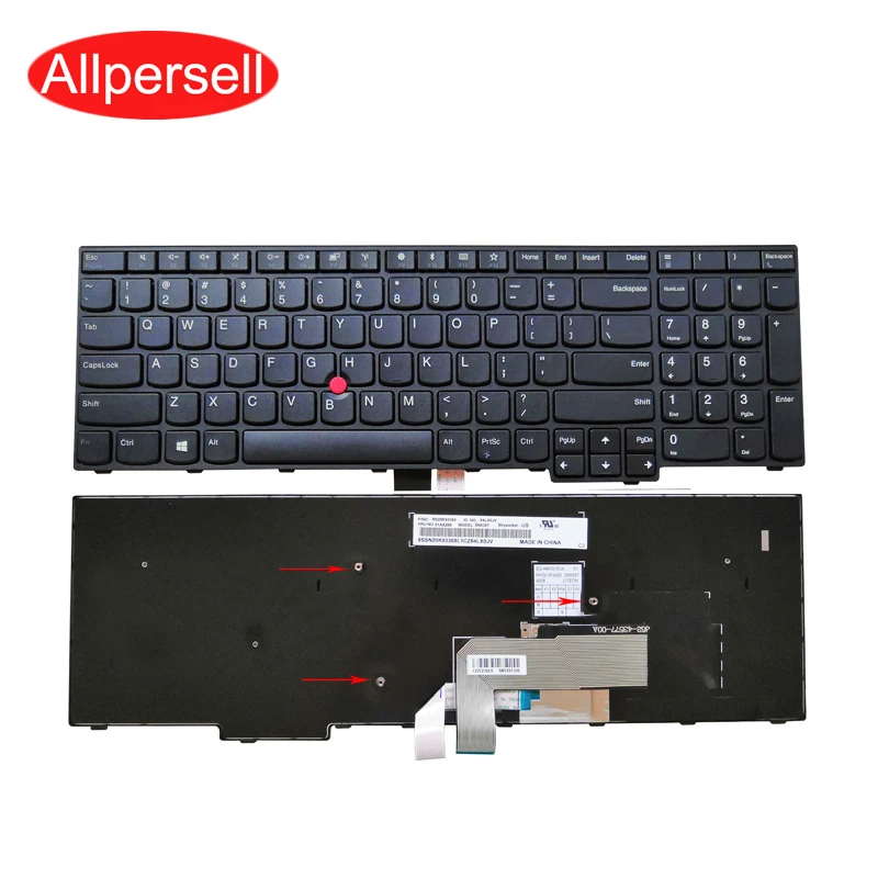 Laptop keyboard for Lenovo Thinkpad E570 E575 E570C  brand new