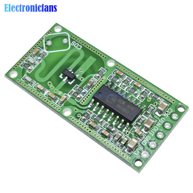 2Pcs RCWL-0516 Rcwl 0516 Microwave Radar Sensor Manusia Sensor Tubuh Sensor Modul Induksi Modul Saklar Output 3.3V