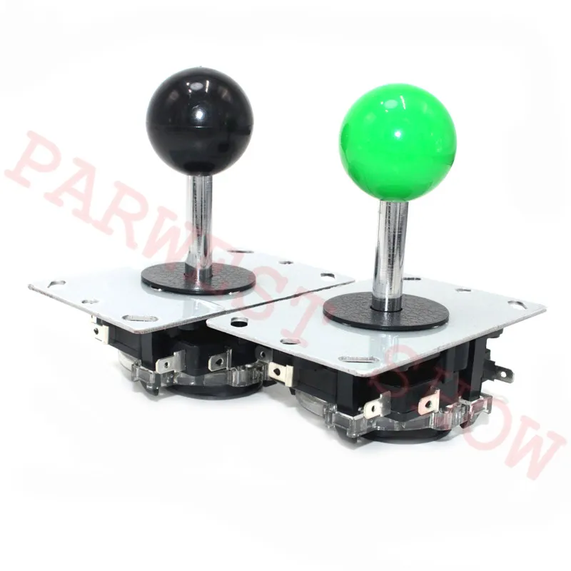 

2PCS High Quality 4 way/8 Way Arcade Sanwa Style Joystick with Microswitch/Round Ball Arcade Fighting Stick Parts for MAME