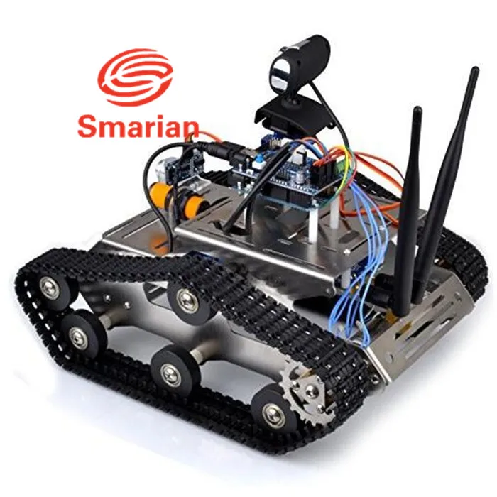 Smarian-Kit de Chasis de coche Robot Wifi para Arduino, cámara Hd, Ds, Kit de Robot Educativo inteligente para niños, wifi, rc clawler, juguete rc diy