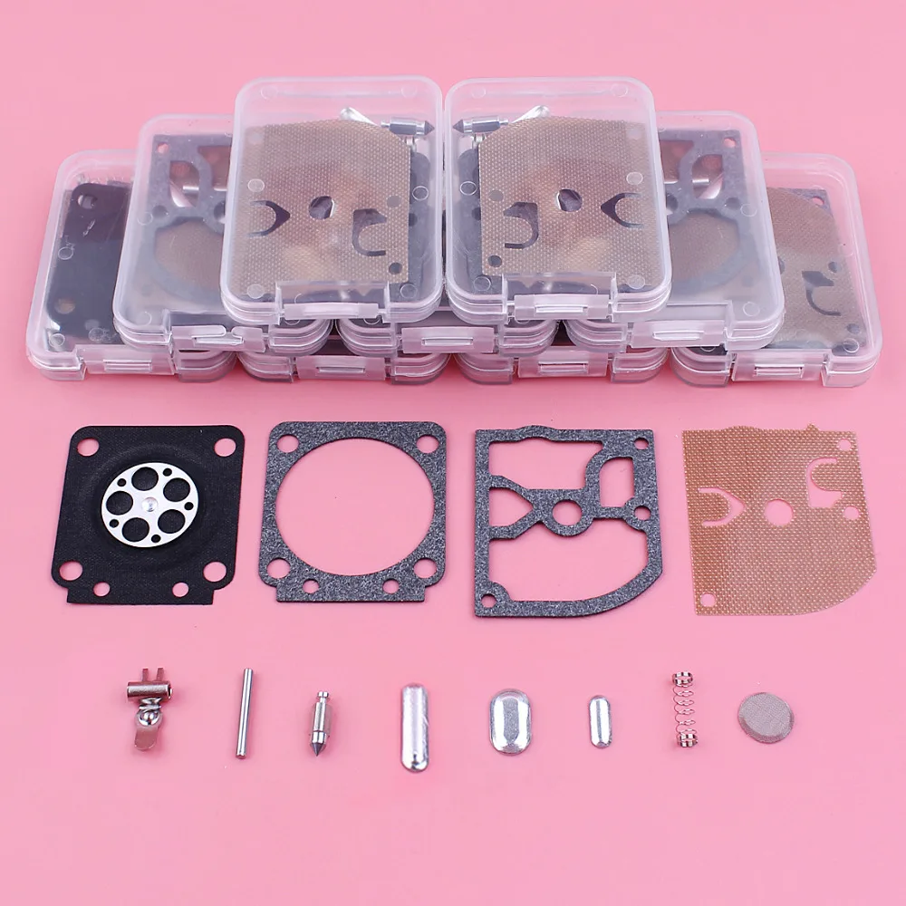 10pcs/lot Carburetor Rebuild Repair Diaphragm Kit For Stihl MS180 MS170 018 017 MS 180 170 Zama RB-77 Chainsaw Replace Part