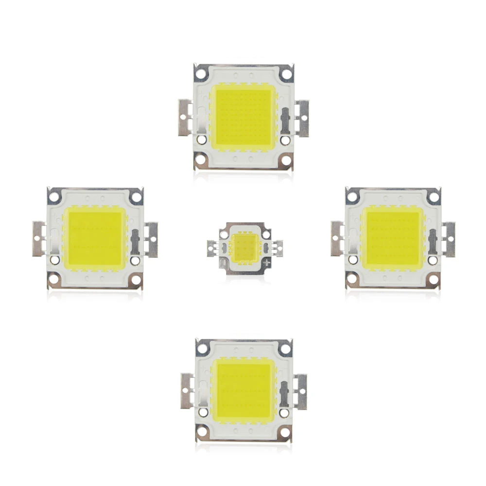 10W 20W 30W 50W 100W COB LED Chip Lamp Bulb Chips for Spotlight Floodlight Garden Square DC 12V 36V Integrated LED Light Beads