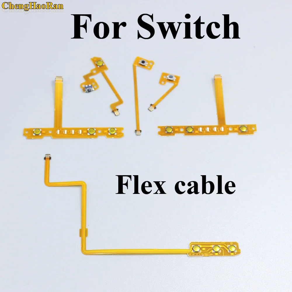 

ChengHaoRan 1pcs ZL ZR L SL SR Button Ribbon Flex Cable Replacement for Nintendo NS Switch for Joy-Con Controller Repair parts