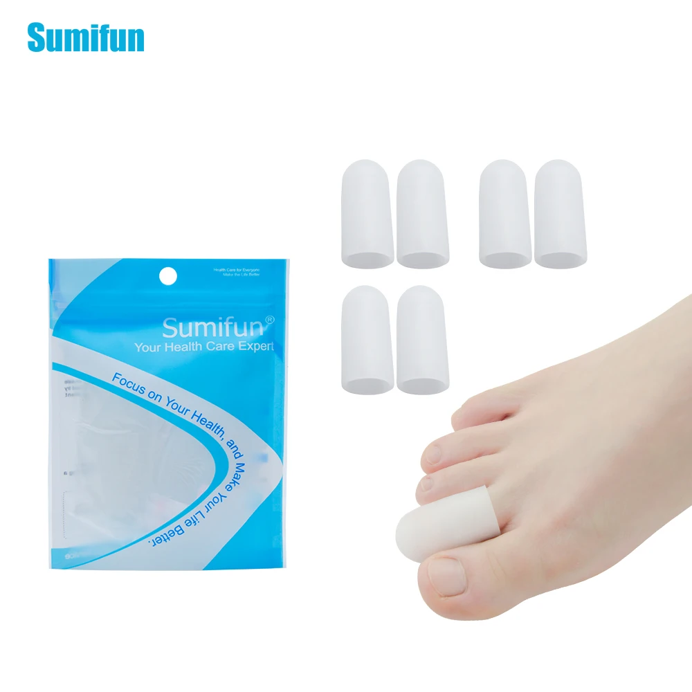 10Pcs Silicone Gel Toe Tube Foot Corns Remover Blisters Gel Bunion Toe Finger Protector Foot Massager Insoles Feet Care C169