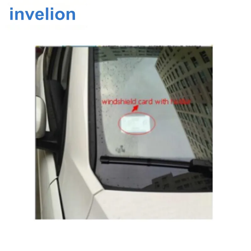 

10M long range Adhesive Alien H3 UHF RFID Tag Sticker Label for Windshield for uhf rfid reader in car parking managment