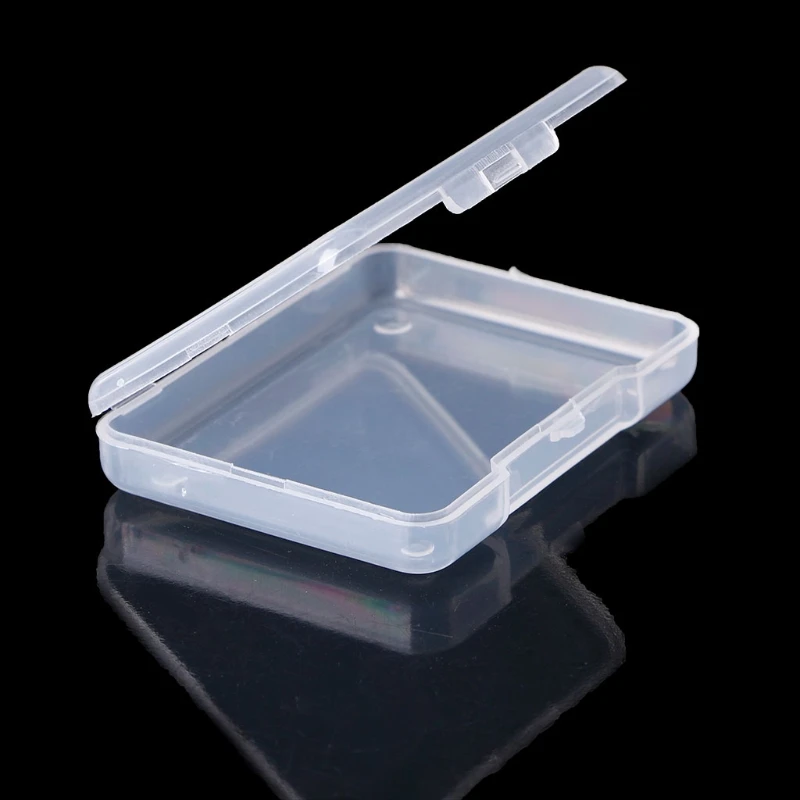 Rectangle Plastic Storage Case Collection Box Jewelry Container Business Card Box Hardware Tool Accessories Organizer Holder