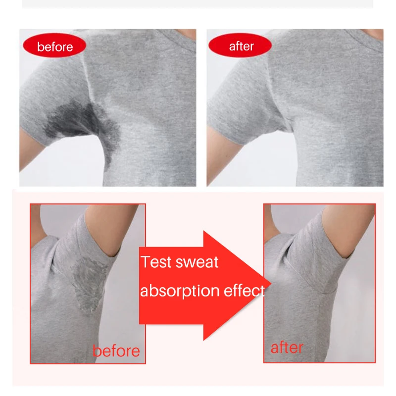 20/30/40/50Pcs Disposable Underarm Sweat Pads for Clothing Anti Sweat Armpit Absorbent Pads Summer Deodorants Stickers