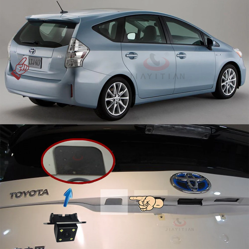 JIAYITIAN rear camera for toyota Prius 20 prius 30 2009~2015 CCD/Night Vision/Reverse Camera/Backup Parking Camera Reserved Hole