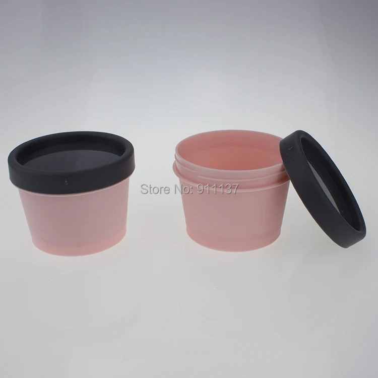 100pcs cheap round pp empty cosmetic jar 100ml , plastic100ml cosmetic jar with lids , empty  frost  pp 100ml cream jar