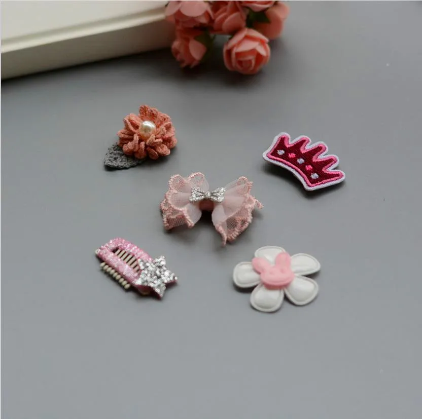 New Mini Small animal Hair Clips Baby Solid fruit Hairpin Children Boutique Barrettes For Girls Kids Hair Accessories 0-6month