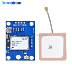 1Set NEO-6M GPS Module GY-GPS6MV2 NEO6MV2 Buit-in EEPROM APM2.5 Antenna 3V-5V RS232 TTL Board for Arduino Flight Control