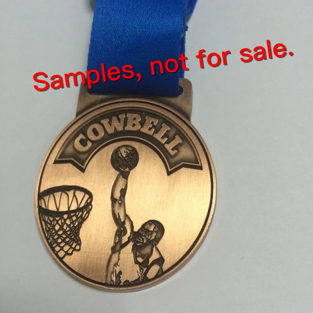 customized  sport medal in 2 inches diameter in soft enamel as award medal /150pcs package deal