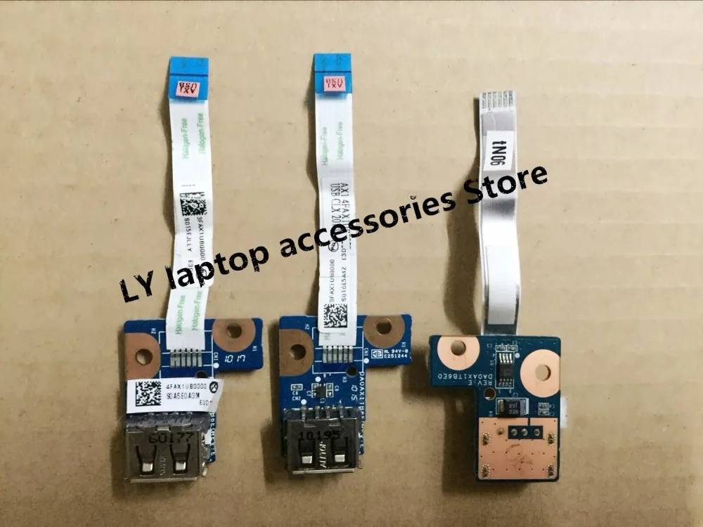 ل HP CQ42 G42 HSTNN-Q60C HSTNN-Q63C الكمبيوتر المحمول الأصلي USB واجهة مجلس USB مجلس مع كابل DA0AX1TB6E0