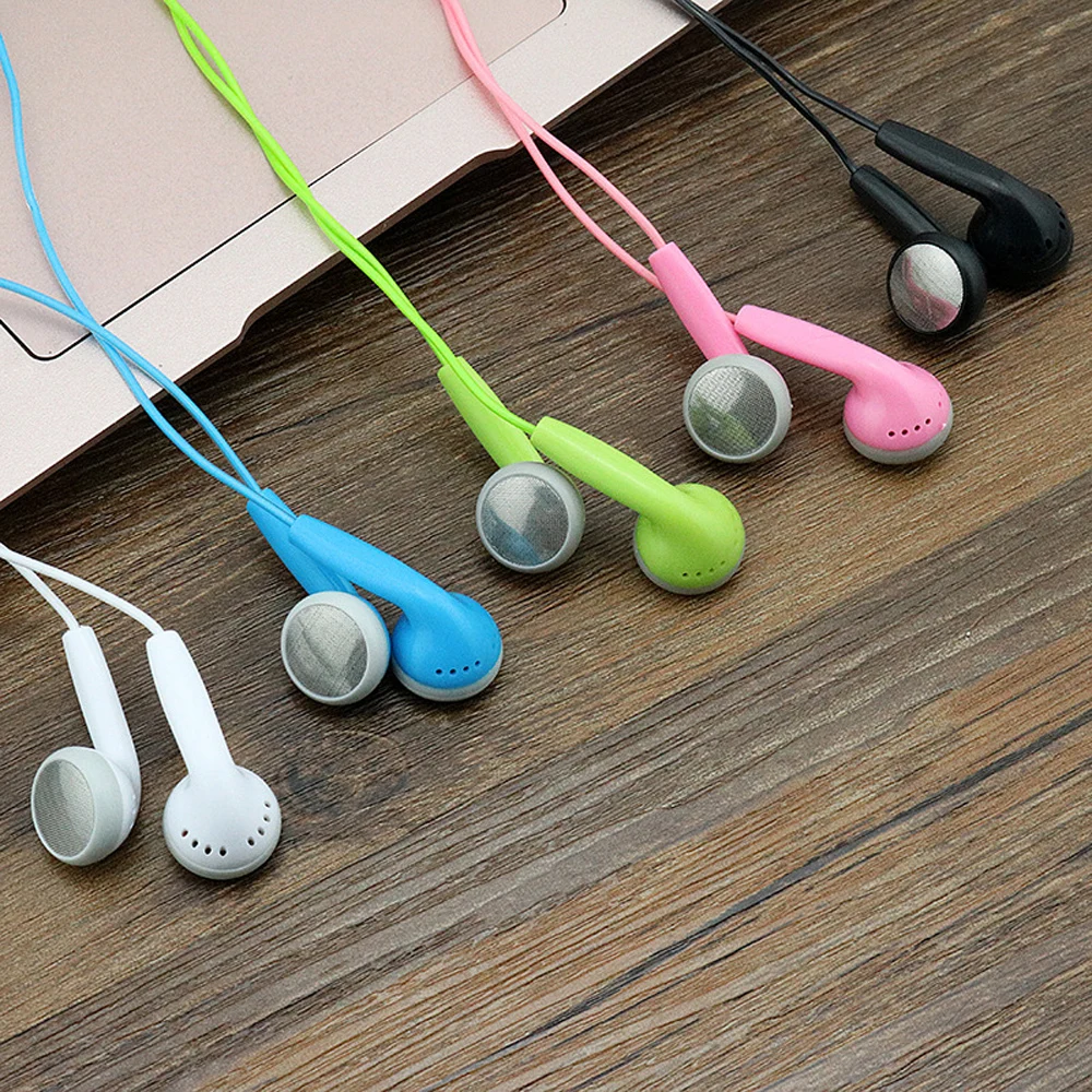 qijiagu 50pcs In ear Wired Earphone Earphones Headset Smartphone With Mic for Android iPhone handphone xiaomi